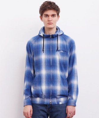 画像4: ☆70%OFF☆ BEDWIN & THE HEARTBREAKERS ＜ベドウィン＞ / L/S HOODED BLOUSON FD‘JOSE’（ジップアップブルゾンパーカー） / ブルー (4)