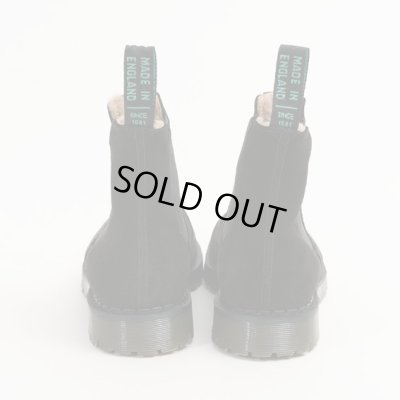 画像2: SON OF THE CHEESE<サノバチーズ>/ENGLAND MOUTON BOOTS(SOLOVAIRダブルネームサイドゴアムートンブーツ)/ブラック (2)