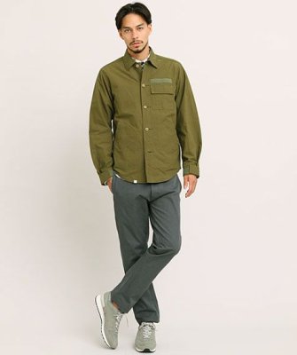 画像3: ☆70%OFF☆ DELUXE <デラックス> / CHAD(ミリタリーシャツジャケット) / オリーブ (3)