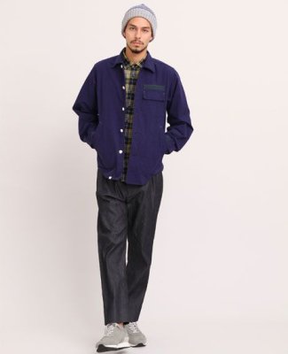 画像7: ☆70%OFF☆ DELUXE <デラックス> / CHAD(ミリタリーシャツジャケット) / ネイビー (7)