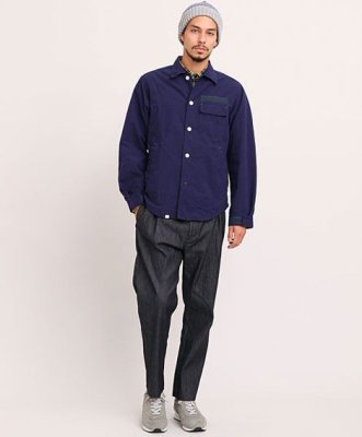 画像6: ☆70%OFF☆ DELUXE <デラックス> / CHAD(ミリタリーシャツジャケット) / ネイビー (6)