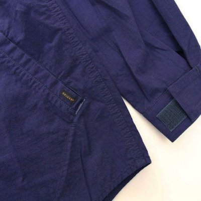 画像4: ☆70%OFF☆ DELUXE <デラックス> / CHAD(ミリタリーシャツジャケット) / ネイビー (4)