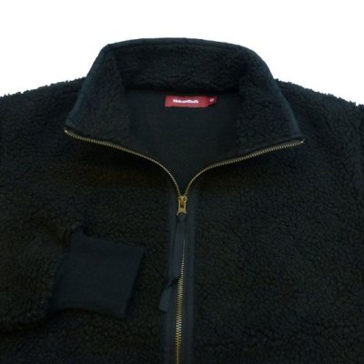 画像3: ☆50%OFF☆HIDE AND SEEK＜ハイドアンドシーク＞/BOA FLEECE ZIP JKT（ボアフリースジャケット）/ブラック (3)