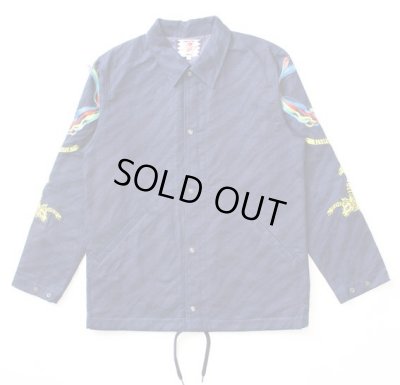 画像2: SON OF THE CHEESE ＜サノバチーズ＞ / INDIGO TIGER JKT（スーベニアジャケット） / ブラック (2)