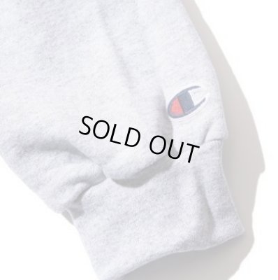画像5: RULER<ルーラー>/CHAMPION SWEATSHIRTS(Championダブルネームクルーネックスウェット)/ブラック、ネイビー、グレー、バーガンディー4色展開 (5)