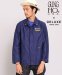 画像2: ☆60%OFF☆ DELUXE ＜デラックス＞ / DELUXE x GUNG HO COVERALL（GUNG HOダブルネームカバーオール） / ネイビー (2)