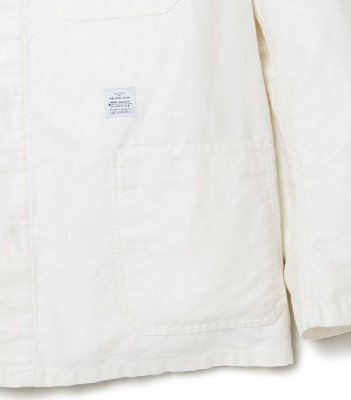 画像3: ☆70%OFF☆ DELUXE ＜デラックス＞ / DELUXE x GUNG HO COVERALL（GUNG HOダブルネームカバーオール） / ホワイト (3)