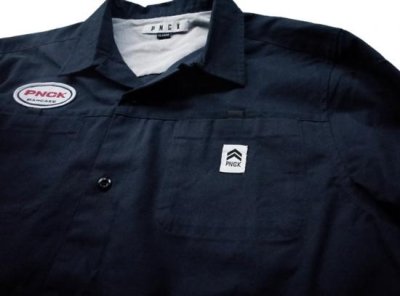 画像4: PANCAKE<パンケーキ>/WORK SHIRT(ワークシャツ)/チャコール、サックス、ネイビー3色展開 (4)