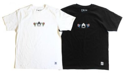 画像1: PANCAKE＜パンケーキ＞/PNCK 8bit LOGO TEE（Tシャツ）/ホワイト、ブラック2色展開 (1)