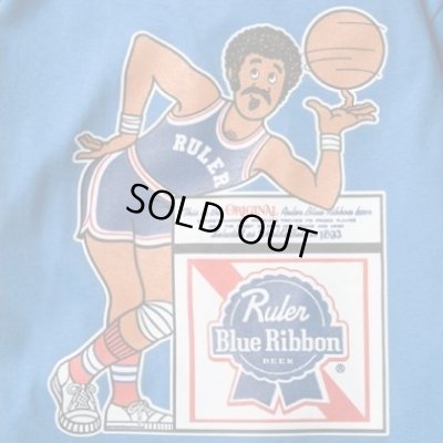 画像4: RULER＜ルーラー＞/PBR BASKETBALL TEE（Tシャツ）/ブラック、ホワイト、レッド、ブルー4色展開 (4)