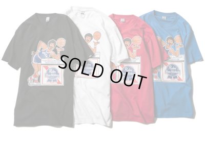 画像1: RULER＜ルーラー＞/PBR BASKETBALL TEE（Tシャツ）/ブラック、ホワイト、レッド、ブルー4色展開 (1)