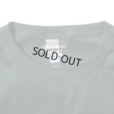 画像3: RULER<ルーラー>/COLLEGE CHAMPION TEE(ChampionダブルネームTシャツ)/ブラック、ダークグリーン、ネイビー、ホワイト4色展開 (3)