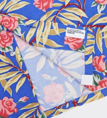 画像5: ☆60%OFF☆ BEDWIN & THE HEARTBREAKERS <ベドウィン> / S/S OG ALOHA OPEN COLLAR SHIRT FD ‘ROGERS’(アロハシャツ) / ブルー、ブラック 2色展開 (5)