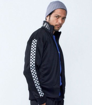 画像6: ☆70%OFF☆ DELUXE ＜デラックス＞ / DELUXE x VANS TRUCK BLOUSON（VANSダブルネームジャージブルゾン） / ブラック (6)