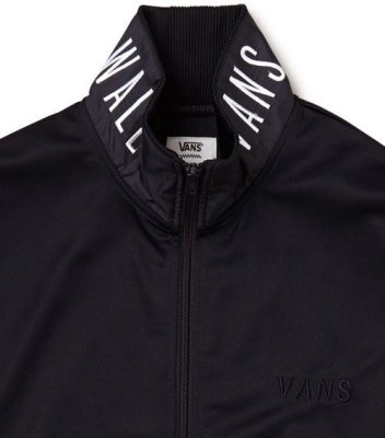 画像3: ☆70%OFF☆ DELUXE ＜デラックス＞ / DELUXE x VANS TRUCK BLOUSON（VANSダブルネームジャージブルゾン） / ブラック (3)