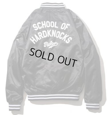 画像2: RULER＜ルーラー＞/SOHK SATIN BB JACKET（サテンベースボールジャケット）/ブラック、ネイビー、グリーン3色展開 (2)