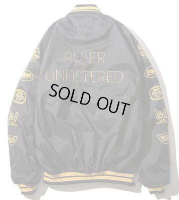 画像3: RULER<ルーラー>/CBHB NYLON AWARD JACKET(ナイロンスタジャン)/ブラック、ネイビー2色展開 (3)