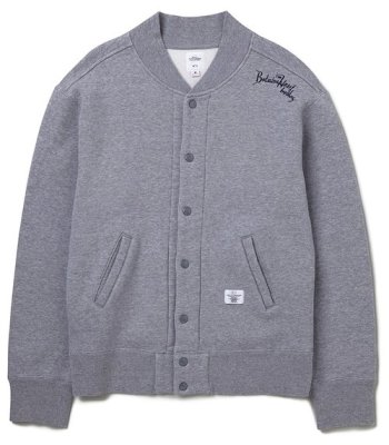画像2: ☆60%OFF☆BEDWIN & THE HEARTBREAKERS<ベドウィン>/ L/S SWEAT AWARD JACKET‘JERRY’(スウェットスタジャン)/ブラック、グレー2色展開 (2)