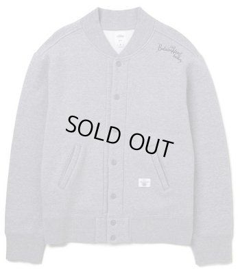 画像2: BEDWIN & THE HEARTBREAKERS ＜ベドウィン＞/ L/S SWEAT AWARD JACKET‘JERRY’（スウェットスタジャン）/ブラック、グレー2色展開 (2)