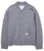 画像2: ☆50%OFF☆BEDWIN & THE HEARTBREAKERS＜ベドウィン＞/ L/S SWEAT AWARD JACKET‘JERRY’（スウェットスタジャン）/ブラック、グレー2色展開 (2)