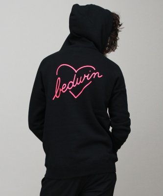 画像6: ☆60%OFF☆ BEDWIN & THE HEARTBREAKERS <ベドウィン> / L/S PULLOVER HOODED SWEAT‘DAVID’(スウェットパーカー) / ブラック (6)