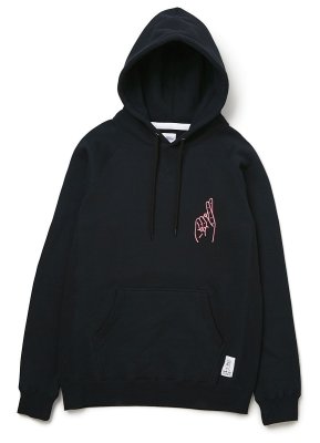 画像1: ☆50%OFF☆ BEDWIN & THE HEARTBREAKERS ＜ベドウィン＞ / L/S PULLOVER HOODED SWEAT‘DAVID’（スウェットパーカー） / ブラック (1)