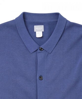 画像2: ☆70%OFF☆ DELUXE ＜デラックス＞ / COLIN（シャツカーディガン） / ブルー (2)