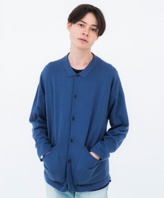 画像4: ☆70%OFF☆ DELUXE ＜デラックス＞ / COLIN（シャツカーディガン） / ブルー (4)