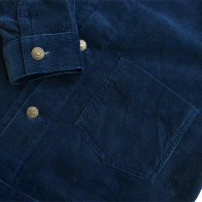 画像4: ANDFAMILY＜アンドファミリー＞/Summer Corduroy Jacket‘龍’（コーデュロイジャケット）/ネイビー (4)