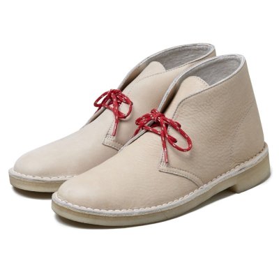 画像1: ☆50%OFF☆ BEDWIN & THE HEARTBREAKERS ＜ベドウィン＞ / CLARKS x BEDWIN DESERT BOOTS‘DESERT’（CLARKSダブルネームデザートブーツ） / ホワイト (1)