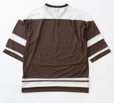 画像5: ☆50%OFF☆ SON OF THE CHEESE<サノバチーズ>/POST ST set up(ホッケーシャツ)/ブラウン (5)