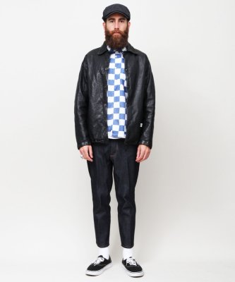 画像4: ☆60%OFF☆ BEDWIN & THE HEARTBREAKERS <ベドウィン> / S/S BD CHECKER SHIRT ‘TAYLOR’(チェッカーシャツ) / ブラック、ブルー 2色展開 (4)