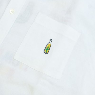 画像4: ☆50%OFF☆ BUENA VISTA <ブエナビスタ> / TOMA B.D shirt(ボタンダウンリネンシャツ) / ホワイト (4)