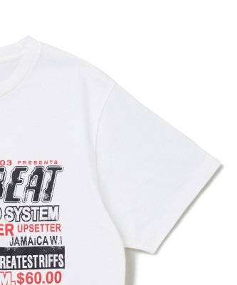 画像4: ☆50%OFF☆ DELUXE <デラックス> / DOWN BEAT TEE(Tシャツ) / ホワイト (4)