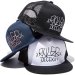 画像1: RULER＜ルーラー＞/TAG TWILL MESH CAP（メッシュキャップ）/ホワイトxブラック、ネイビー、ブラック3色展開 (1)