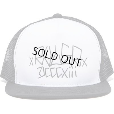 画像2: RULER＜ルーラー＞/TAG TWILL MESH CAP（メッシュキャップ）/ホワイトxブラック、ネイビー、ブラック3色展開 (2)