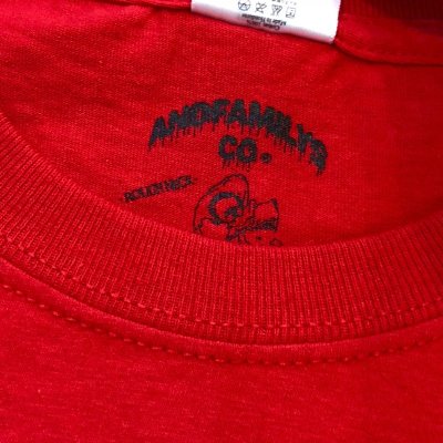 画像4: ANDFAMILY＜アンドファミリー＞/NOVELTEE‘M.L.N.W’（Tシャツ）/レッド (4)