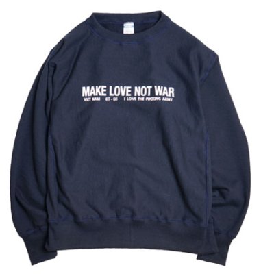 画像1: ANDFAMILY＜アンドファミリー＞/LOOPWHEELER CN SWEAT SHIRTS‘1967’（クルーネックスウェット）/ネイビー (1)