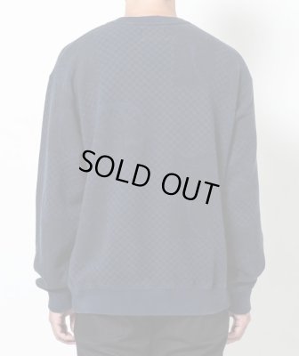 画像2: SON OF THE CHEESE ＜サノバチーズ＞ / FACE check CREW（クルーネックスウェット） / ネイビー (2)