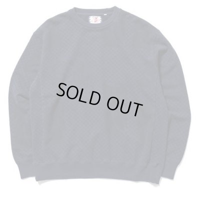 画像3: SON OF THE CHEESE ＜サノバチーズ＞ / FACE check CREW（クルーネックスウェット） / ネイビー (3)