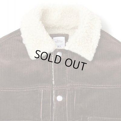 画像2: BEDWIN & THE HEARTBREAKERS<ベドウィン>/2ND TYPE CORDUROY BOA JACKET  ‘SHAUN’(コーデュロイボアジャケット)/ブラウン (2)