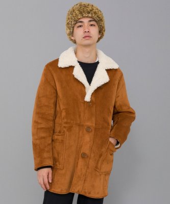 画像2: ☆70%OFF☆ DELUXE ＜デラックス＞ / HARRY（フェイクムートンコート） / ブラウン (2)