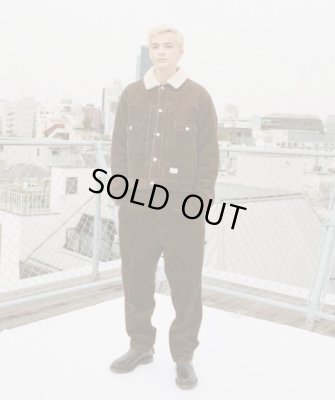 画像5: BEDWIN & THE HEARTBREAKERS<ベドウィン>/2ND TYPE CORDUROY BOA JACKET  ‘SHAUN’(コーデュロイボアジャケット)/ブラウン (5)