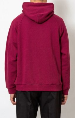 画像2: ☆50%OFF☆ SON OF THE CHEESE ＜サノバチーズ＞ / Brick LOGO HOODIE（スウェットパーカー） / ワイン (2)