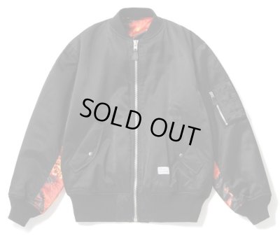 画像1: BEDWIN & THE HEARTBREAKERS＜ベドウィン＞ / MILITARY TYPE MA-1 JACKET ‘GUNDY’（リバーシブルMA-1ジャケット）/ブラック (1)