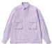 画像1: ☆50%OFF☆ BEDWIN & THE HEARTBREAKERS ＜ベドウィン＞ / L/S TYPEWRITER CLOTH SHIRT ‘MARSHALL’（シャツジャケット） / パープル (1)