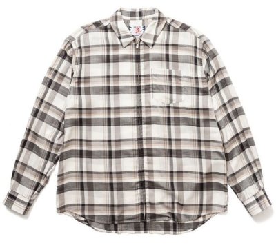 画像3: ☆50%OFF☆ SON OF THE CHEESE ＜サノバチーズ＞ / ZIP Shirt（ジップアップシャツ） / チェック (3)
