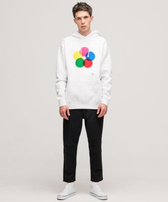 画像4: ☆60%OFF☆ BEDWIN & THE HEARTBREAKERS ＜ベドウィン＞ / L/S PULLOVER HOODED SWEAT ‘DAVID’（スウェットパーカー） / ホワイト (4)