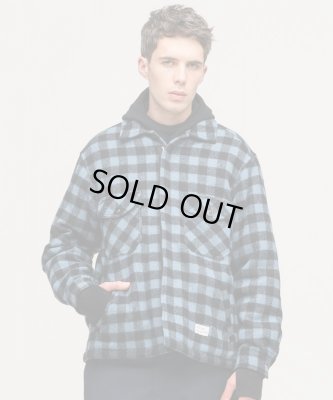 画像3: BEDWIN & THE HEARTBREAKERS ＜ベドウィン＞ / BUFFALO CHECK PADDED JACKET ‘KAY’（WOOLRICHダブルネームチェックジャケット） / サックス (3)