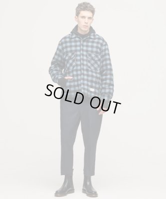 画像4: BEDWIN & THE HEARTBREAKERS ＜ベドウィン＞ / BUFFALO CHECK PADDED JACKET ‘KAY’（WOOLRICHダブルネームチェックジャケット） / サックス (4)